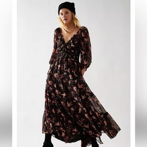 dahlia embroidered maxi dress poshmark Dahlia Embroide Maxi Dress by Free People in Red, Size: S